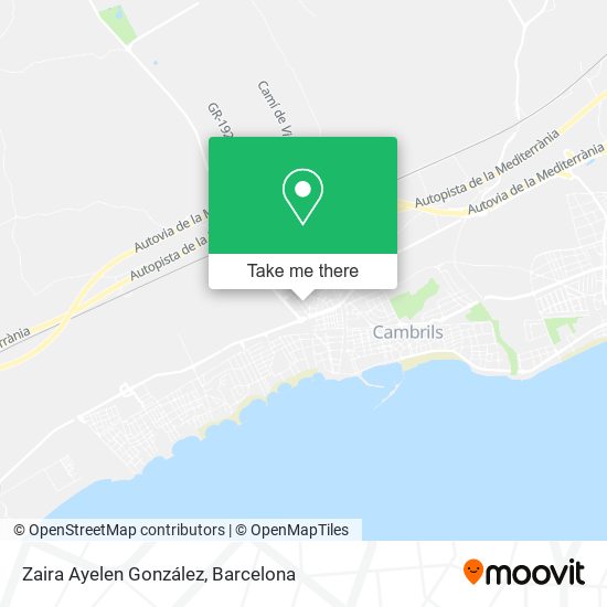 Zaira Ayelen González map