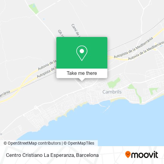 Centro Cristiano La Esperanza map