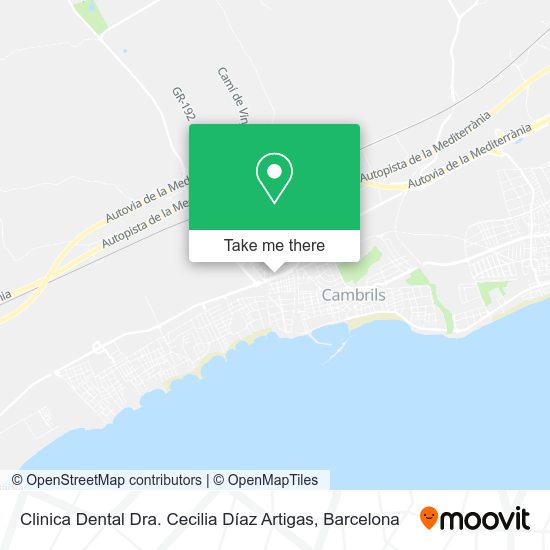 Clinica Dental Dra. Cecilia Díaz Artigas map