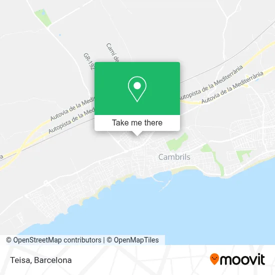 Teisa map