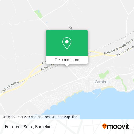 Ferretería Serra map