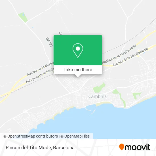 Rincón del Tito Mode map