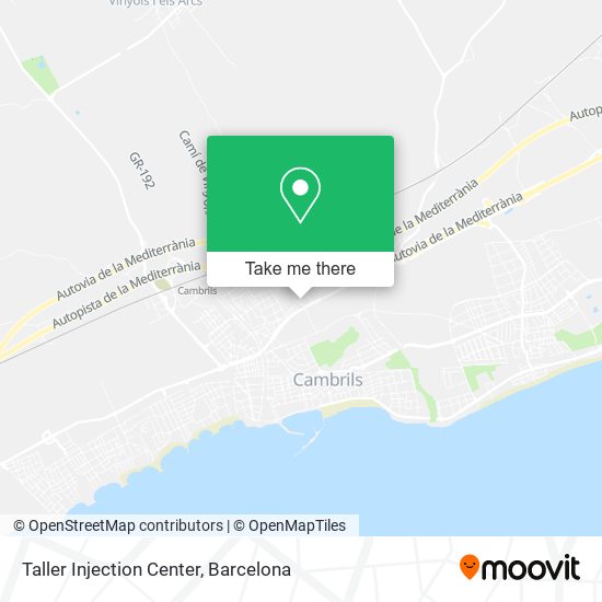 Taller Injection Center map