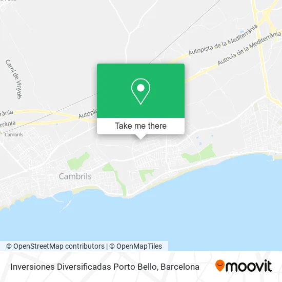 Inversiones Diversificadas Porto Bello map