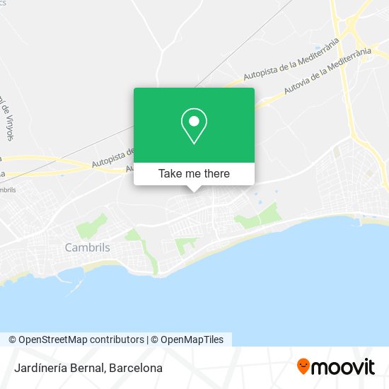Jardínería Bernal map