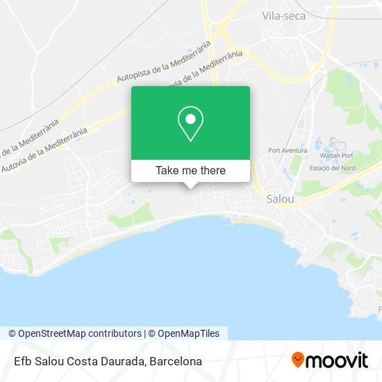 Efb Salou Costa Daurada map