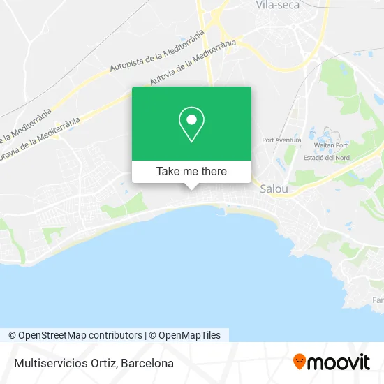 Multiservicios Ortiz map