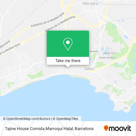 Tajine House Comida Marroquí Halal map