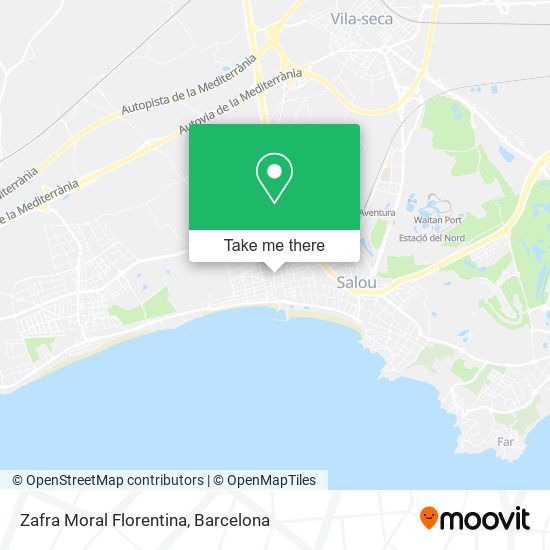Zafra Moral Florentina map