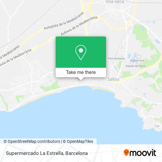 Supermercado La Estrella map