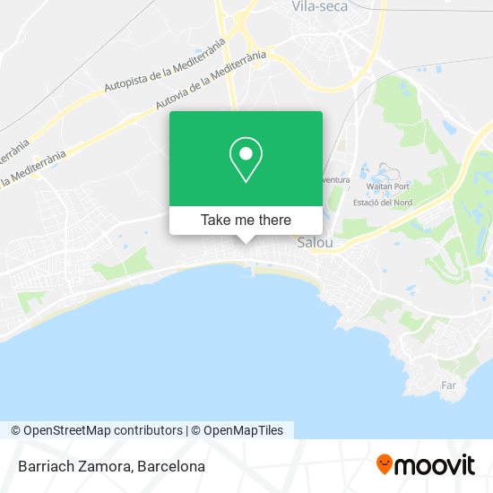 Barriach Zamora map