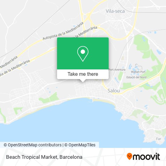 Beach Tropical Market map