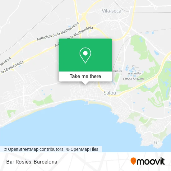 Bar Rosies map