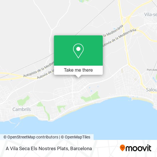 A Vila Seca Els Nostres Plats map