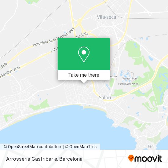 Arrosseria Gastribar e map