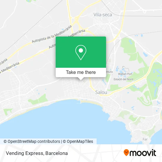 Vending Express map