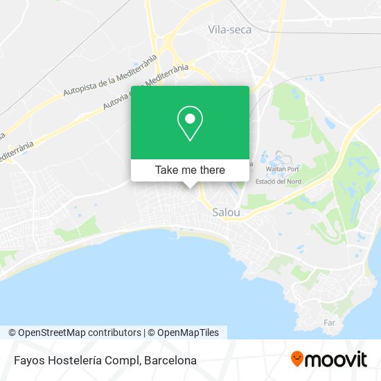 Fayos Hostelería Compl map