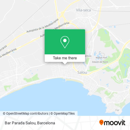 Bar Parada Salou map