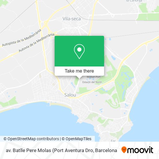 av. Batlle Pere Molas map