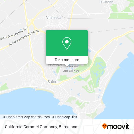 California Caramel Company map
