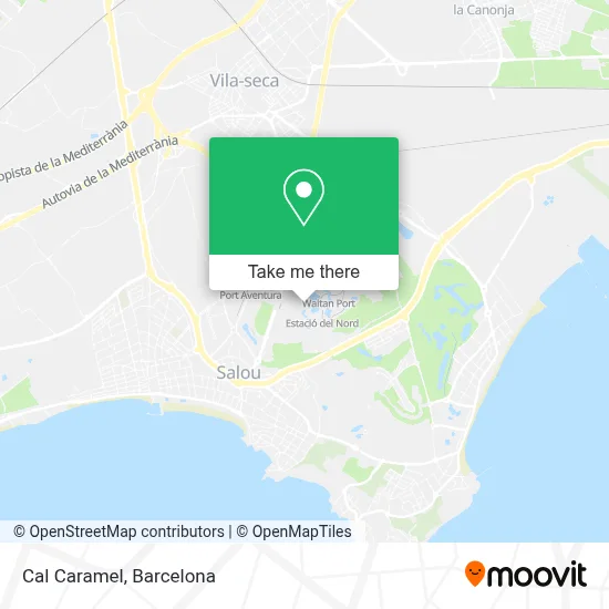 Cal Caramel map