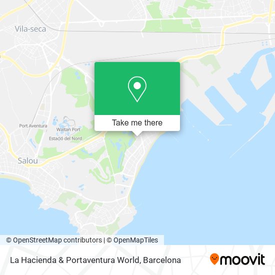 La Hacienda & Portaventura World map
