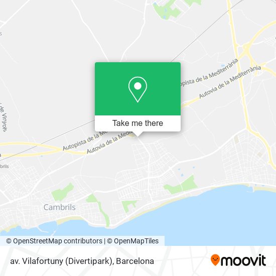 av. Vilafortuny (Divertipark) map