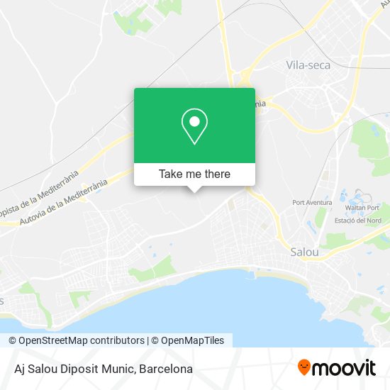 Aj Salou Diposit Munic map