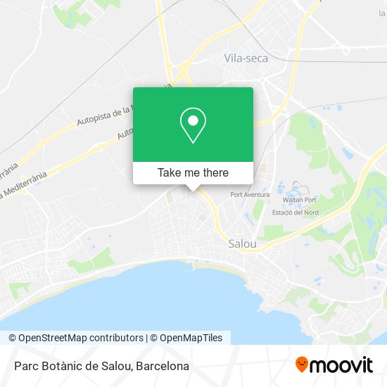 Parc Botànic de Salou map