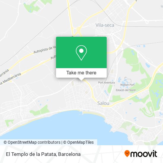 El Templo de la Patata map