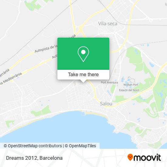 Dreams 2012 map