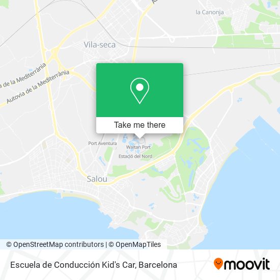 Escuela de Conducción Kid's Car map