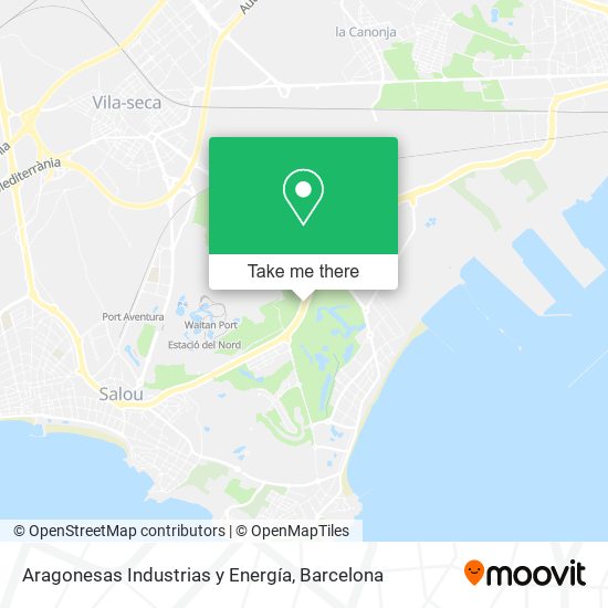 Aragonesas Industrias y Energía map