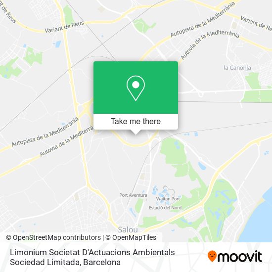 Limonium Societat D'Actuacions Ambientals Sociedad Limitada map