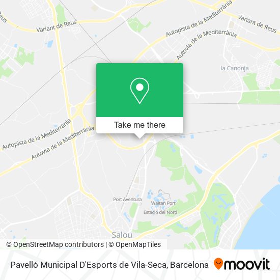 Pavelló Municipal D'Esports de Vila-Seca map