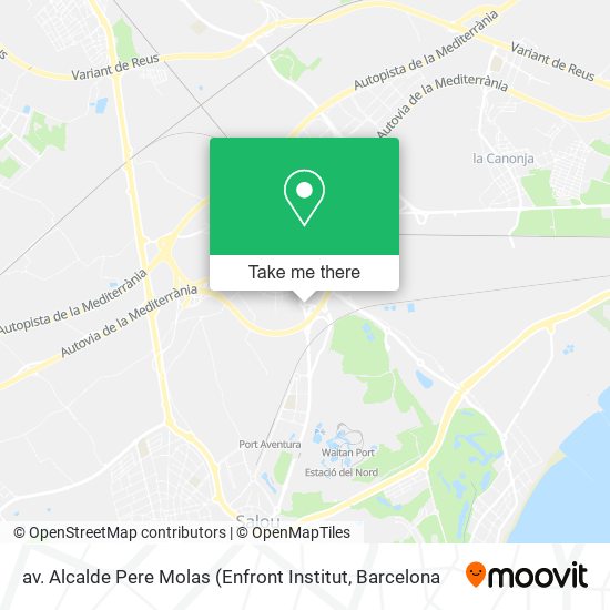av. Alcalde Pere Molas map