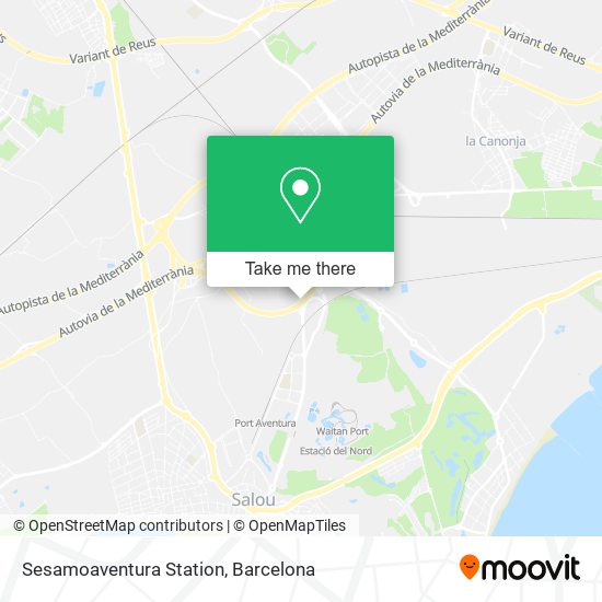 Sesamoaventura Station map