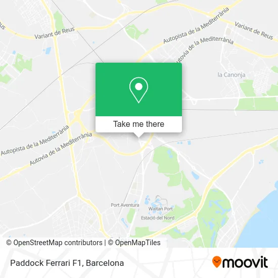 Paddock Ferrari F1 map