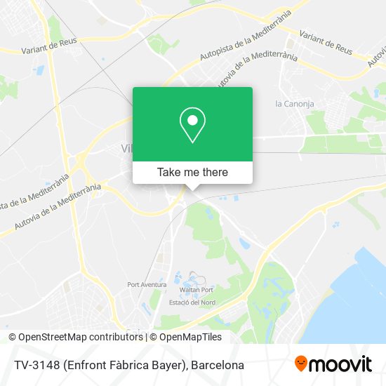 TV-3148 (Enfront Fàbrica Bayer) map