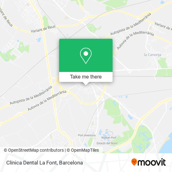 Clínica Dental La Font map