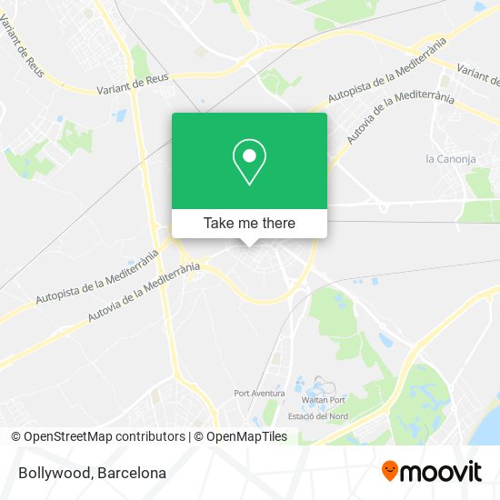 Bollywood map