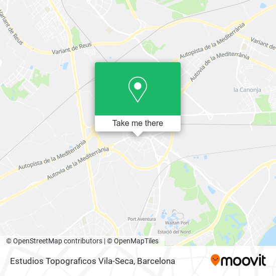 Estudios Topograficos Vila-Seca map