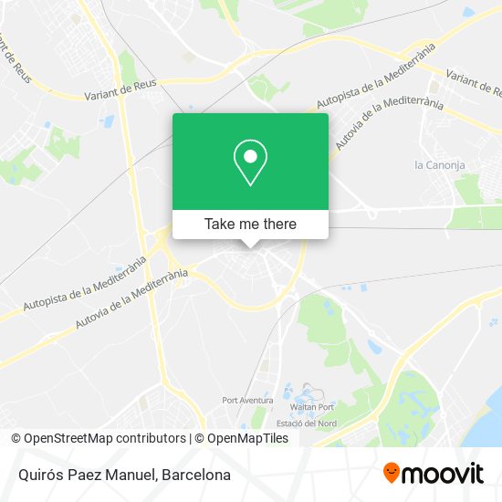 Quirós Paez Manuel map
