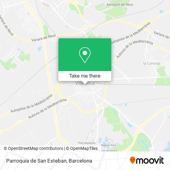 Parroquia de San Esteban map