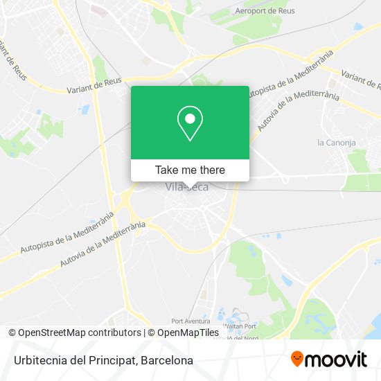 Urbitecnia del Principat map