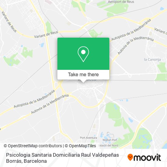 Psicologia Sanitaria Domiciliaria Raul Valdepeñas Borrás map