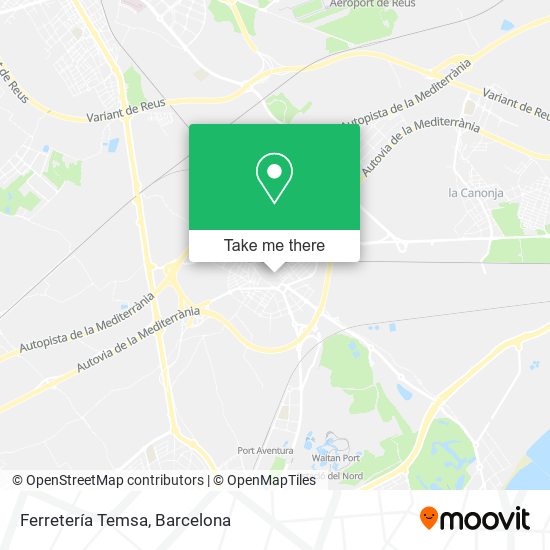 Ferretería Temsa map
