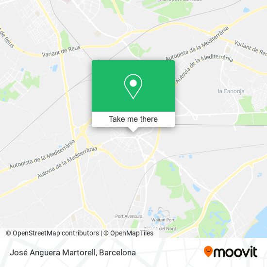José Anguera Martorell map