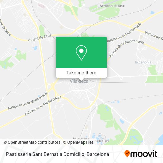 Pastisseria Sant Bernat a Domicilio map