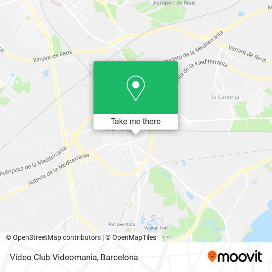 Video Club Videomania map